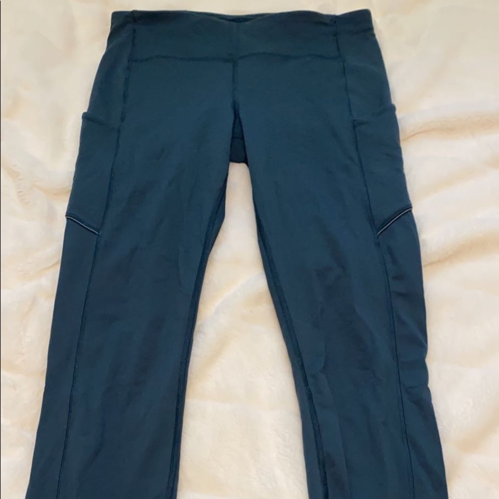 Blue Lululemon leggings